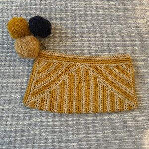 Mar Y Sol Raffia Clutch